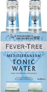 Fever Tree Mediterranean Tonic Water 4pk Bottles